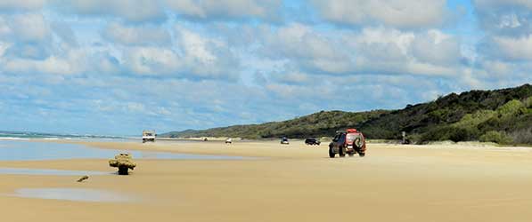 East Coast 4WD hire -Hervey Bay 4WD Drive